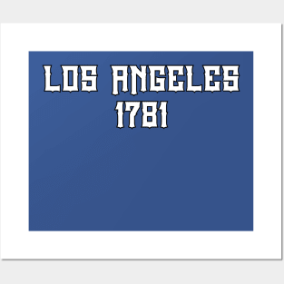 Los Angeles 1781 Posters and Art